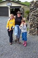 Farmer Melissa, ready for the sheep